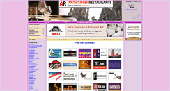 Desktop Screenshot of antwerpenrestaurants.be